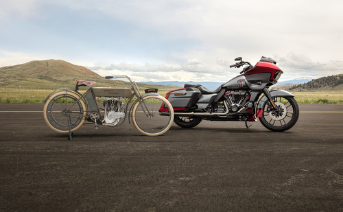 110 Jahre V2-Motoren von Harley-Davidson.