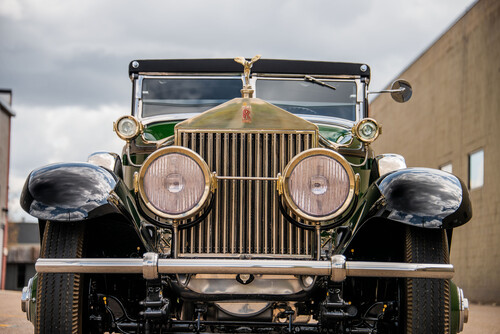 1930er Rolls-Royce Phantom 1 Transformable Phaeton by Hibbard &amp; Darrin, einst im Besitz von Marlene Dietrich.