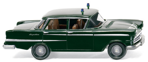 1959er Opel Kapitän als Polizeiwagen von Wiking.