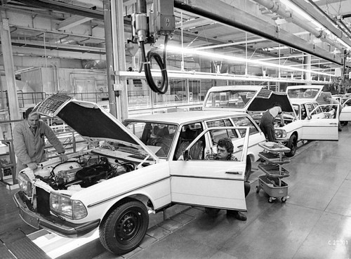 1978 begann Mercedes-Benz im Werk Bremen mit der Produktion des E-Klasse-T-Modells.