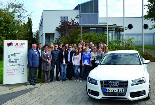 20 junge Audianer starten ihr duales Studium an der Dualen Hochschule in Baden-Württemberg.