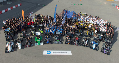22 Formula-Student-Teams mit rund 500 Teilnehmern beim ZF Race Camp.