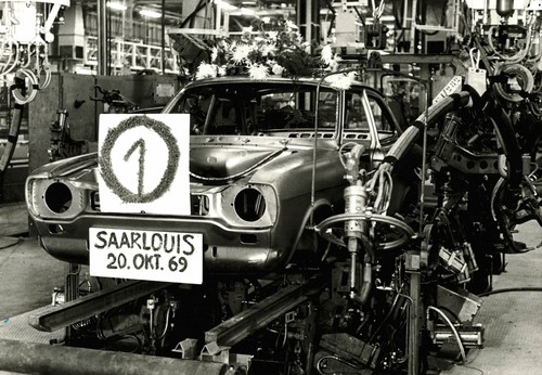 50 Jahre Ford Saarlouis: Erste Rohkarosse 1969.