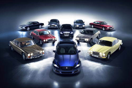 50 Jahre und acht Generationen Jaguar XJ.