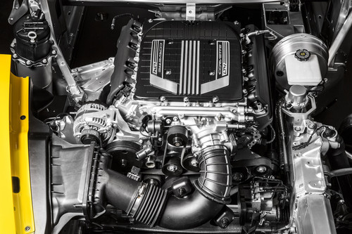 6,2-Liter-V8-Kompressormotor von Chevrolet.
