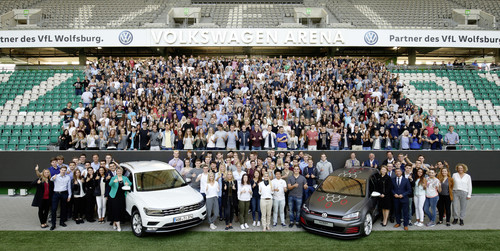 626 Auszubildende starten bei Volkswagen am Stammsitz in Wolfsburg ins Berufsleben.