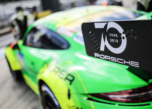 70 Jahre Porsche beim 24-Stunden-Rennen auf dem Nürburgring.