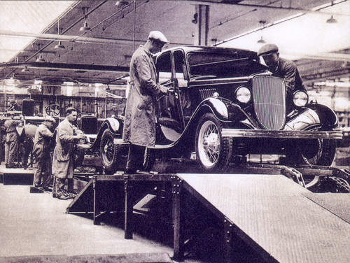 80 Jahre Ford in Köln: Produktion 1933.