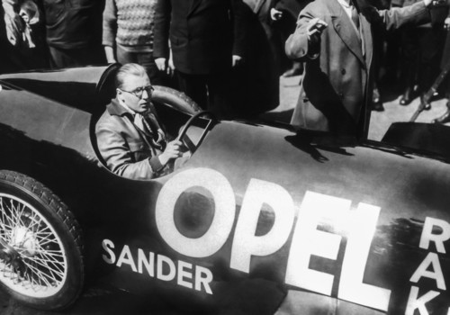 90 Jahre Opel RAK 2: Fritz von Opel.