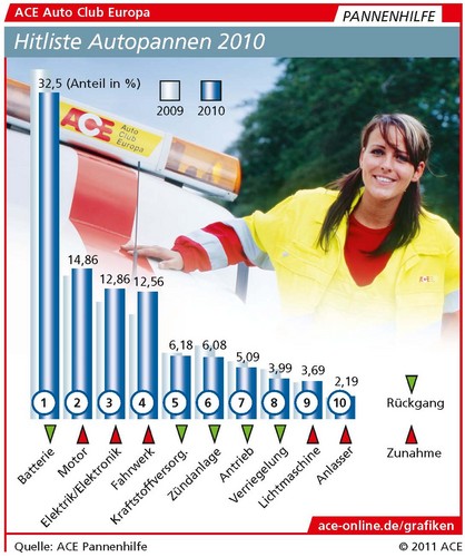 ACE Pannenstatistik 2010.