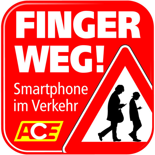 ACE-Verkehrssicherheitsaktion „Finger weg!“.