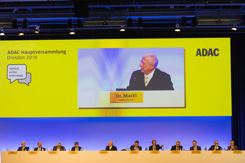 ADAC-Jahresversammlung 2018 in Dresden.