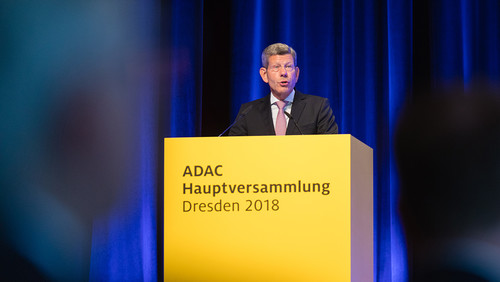 ADAC-Jahresversammlung 2018 in Dresden: VDA-Präsident Bernhard Mattes.