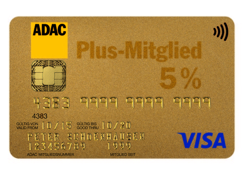 ADAC-Kreditkarte Gold.