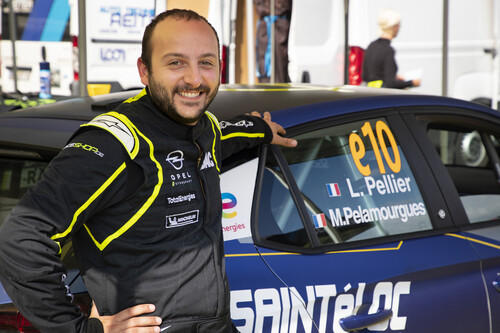 ADAC Opel-e-Rally-Cup-Seriensieger Laurent Pellier.