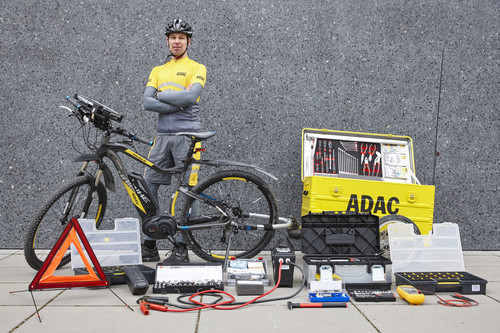 ADAC-Pannenhilfe per E-Bike.