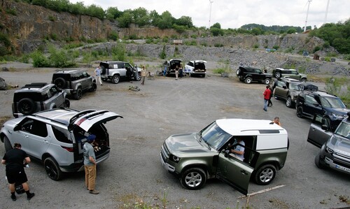 Adventure-Camp im Land-Rover-Experience-Center in Wülftrath.