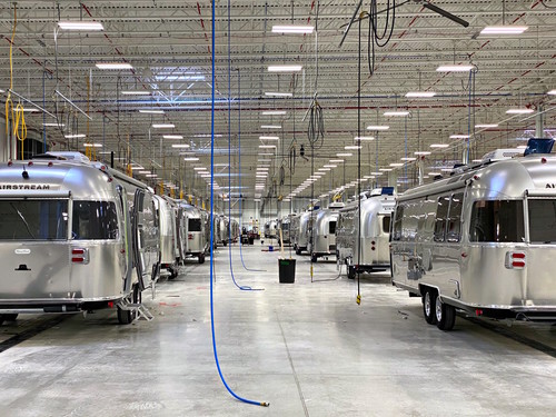 Airstream-Produktion in Jackson Center (USA).