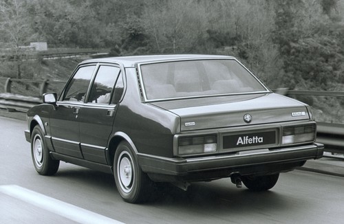 Alfa Romeo Alfetta 2.0i Quadrifoglio Oro (1983-1984).