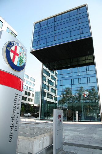 Alfa Romeo Flagship Store in Frankfurt.