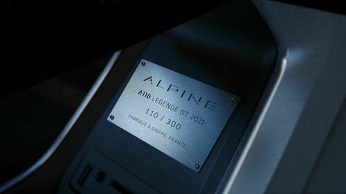 Alpine A110, Sondermodell „Légende GT 2021“.