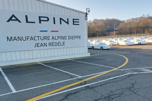 Alpine: die Fabrik in Dieppe.