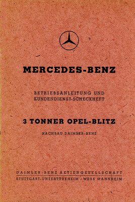 Als „3 Tonner Opel-Blitz“ und „Nachbau Daimler-Benz“ weist die Betriebsanleitung den L 701 noch 1948 aus.
