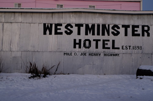 Altes Hotel in Dawson City.