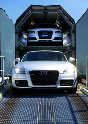 Am „Tag der Logistik“ gewährt Audi Studenten einen Blick hinter die Kulissen.