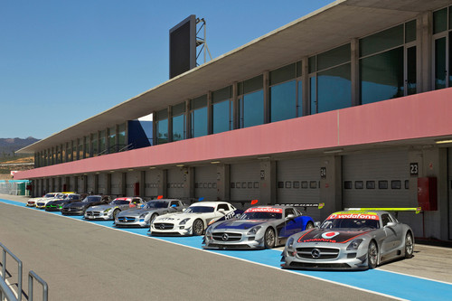 AMG Kundensport: Saisonvorbereitungen auf dem Autódromo Internacional do Algarve“ in Portimão (Portugal).