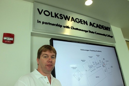 Andreas Fricke von der Volkswagen Academy in Chattanooga.