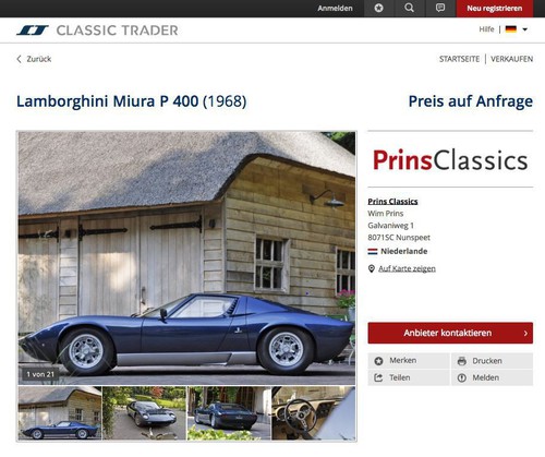Angebote bei Classic Trader.