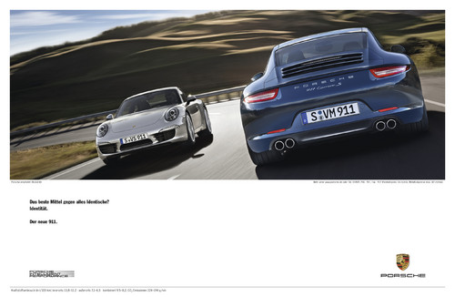 Anzeigenkampagne „Porsche Identität. Der neue 911.“