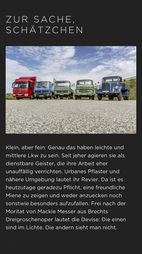 App „Legends of Trucking“ von Mercedes-Benz.