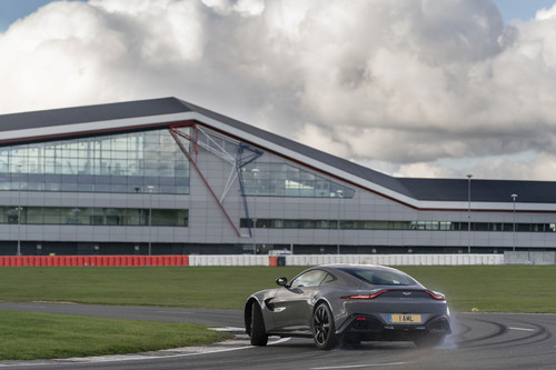 Aston Martin in Silverstone.