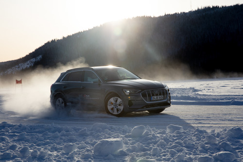 Audi Driving Experience: Wintertraining mit dem e-Tron.