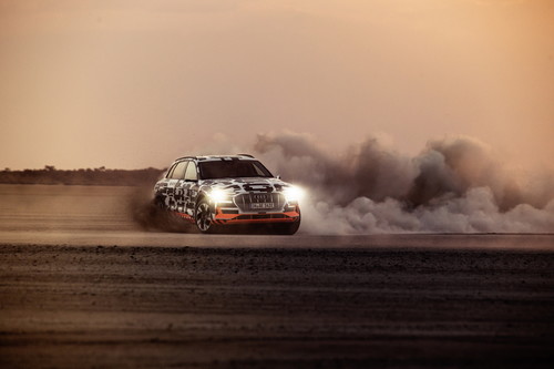 Audi e-Tron in Namibia.