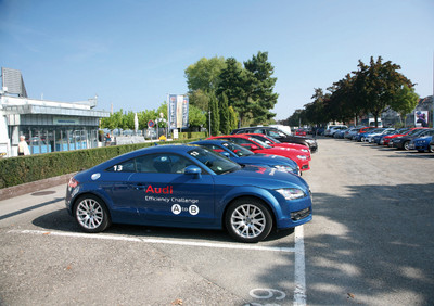 &quot;Audi Efficiency Challenge A to B&quot;: Mittagspause am Bodensee.