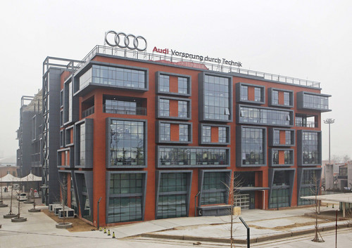 Audi-Gebäude in Peking.