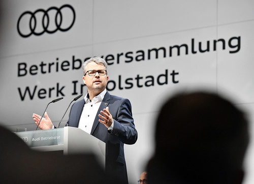 Audi-Gesamtbetriebsratsvorsitzender Peter Mosch.