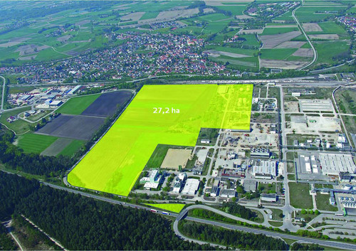 Audi hat im Industriepark Münchsmünster ein rund 40 Hektar großes Gelände gekauft, um das Werk strukturell zu entlasten. Davon wird der Ingolstädter Automobilbauer zunächst etwa 27 Hektar erschließen.