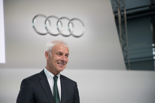 Audi-Hauptversammlung 2017: Aufsichstratsvorsitzneder Matthias Müller.