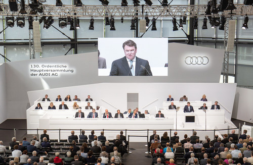 Audi-Hauptversammlung 2019.