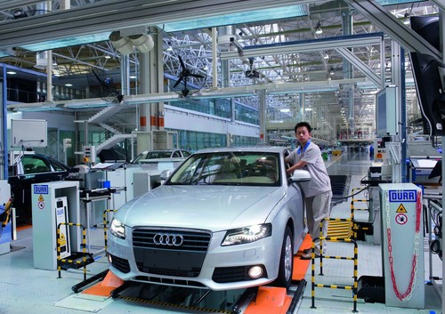Audi-Montage in Changchun, China.