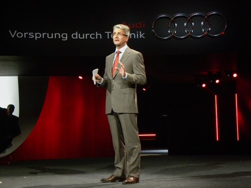 Audi-Pressekonferenz zum Audi Urban Future Summit: Audi-Chef Rupert Stadler.