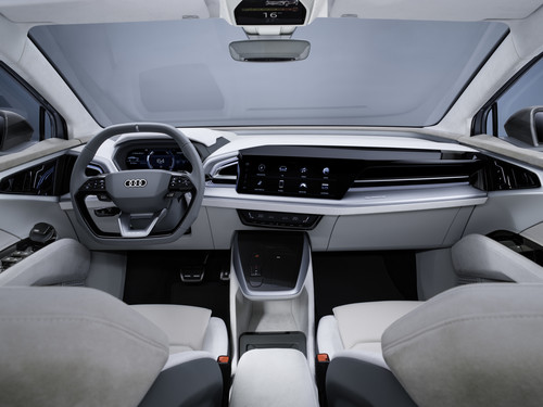 Audi Q4 Sportback e-Tron Concept.