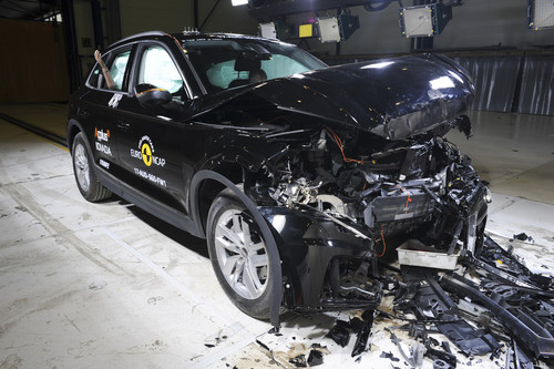 Audi Q5 im Euro-NCAP-Crashtest.
