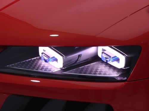 Audi Quattro Sport Laser Light Concept: die Laser-Scheinwerfer.