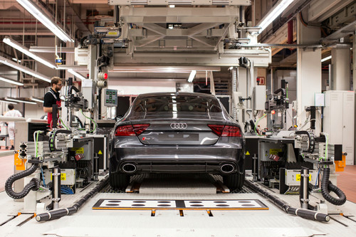 Audi RS 7 Sportback: Audi RS-Manufaktur in Neckarsulm.