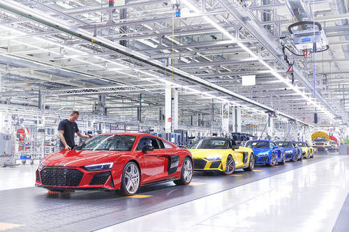 Audi-Sport-Manufaktur „Böllinger Höfe“: Qualitätsprüfung.